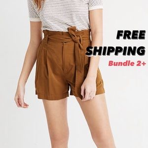 NWT Madewell Paperbag Shorts